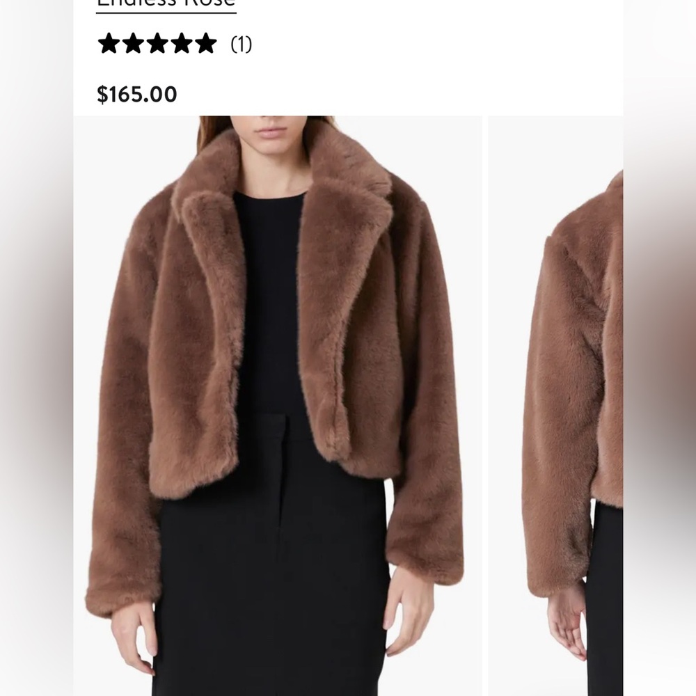 Endless Rose Women's Faux Fur Coat